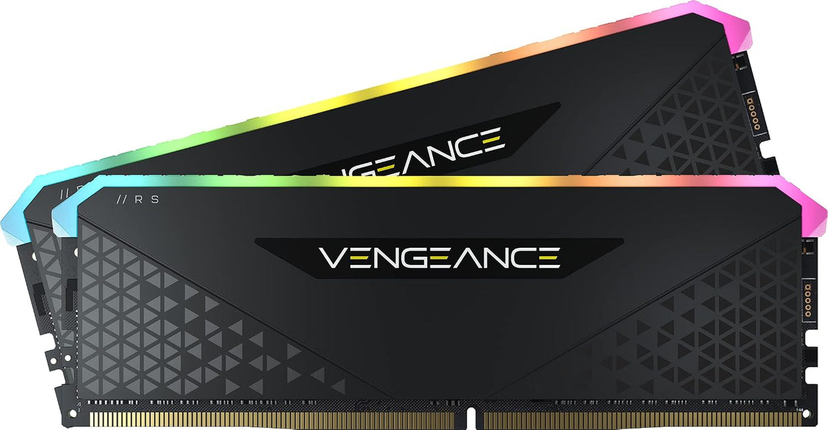 Corsair Vengeance RGB RS 16 GB (2 X 8 GB) DDR4 Bis Zu 3200Mhz C16 Arbeitsspeicher (Dynamische Rgb-Beleuchtung, Kompatibilität Mit Intel & AMD 300/400/500 Series) Schwarz