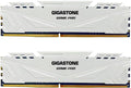 【DDR4 RAM】 GIGASTONE Game PRO 16GB Kit(2X8Gb) DDR4 3200Mhz PC4-25600 CL16-18-18-40 Intel XMP 2.0 AMD Ryzen 1.35V UDIMM 288Pin Nicht-Ecc Ungepuffert Desktop Hochleistung Arbeitsspeicher-Weiß