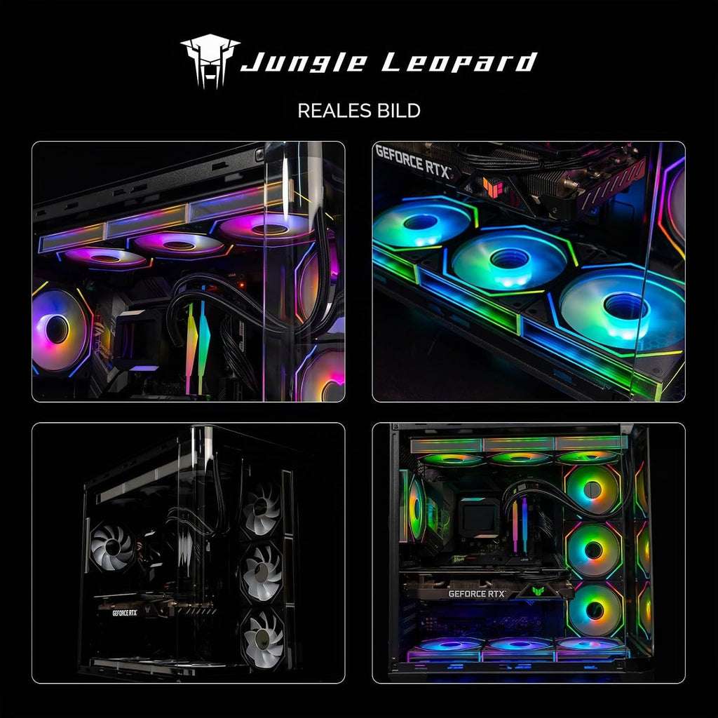 TZMRIT PRISM 4Ultra RGB Lüfter 120Mm 3Er Pack,Argb Infinity PC Lüfter