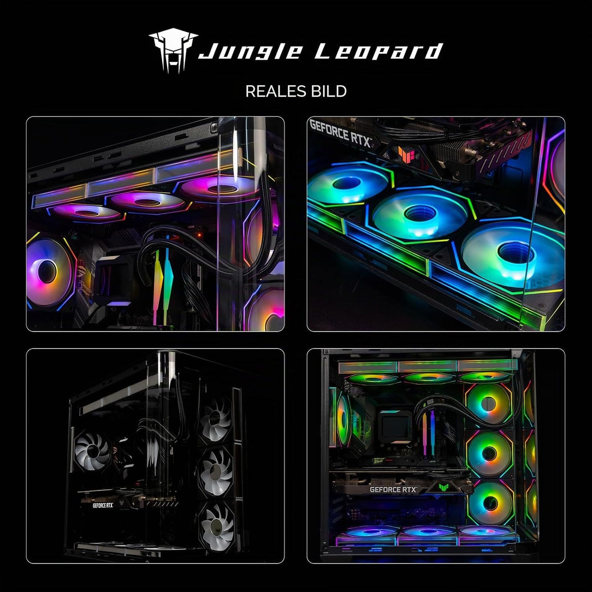TZMRIT PRISM 4Ultra RGB Lüfter 120Mm 3Er Pack,Argb Infinity PC Lüfter