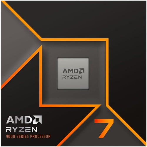 AMD Ryzen 7 9700X Prozessor (8 Kerne/16 Threads) 65W DTP, AM5 Sockel, 40MB Cache, Bis Zu 5.5 Ghz Max Boost Frequenz, Kein Kühler