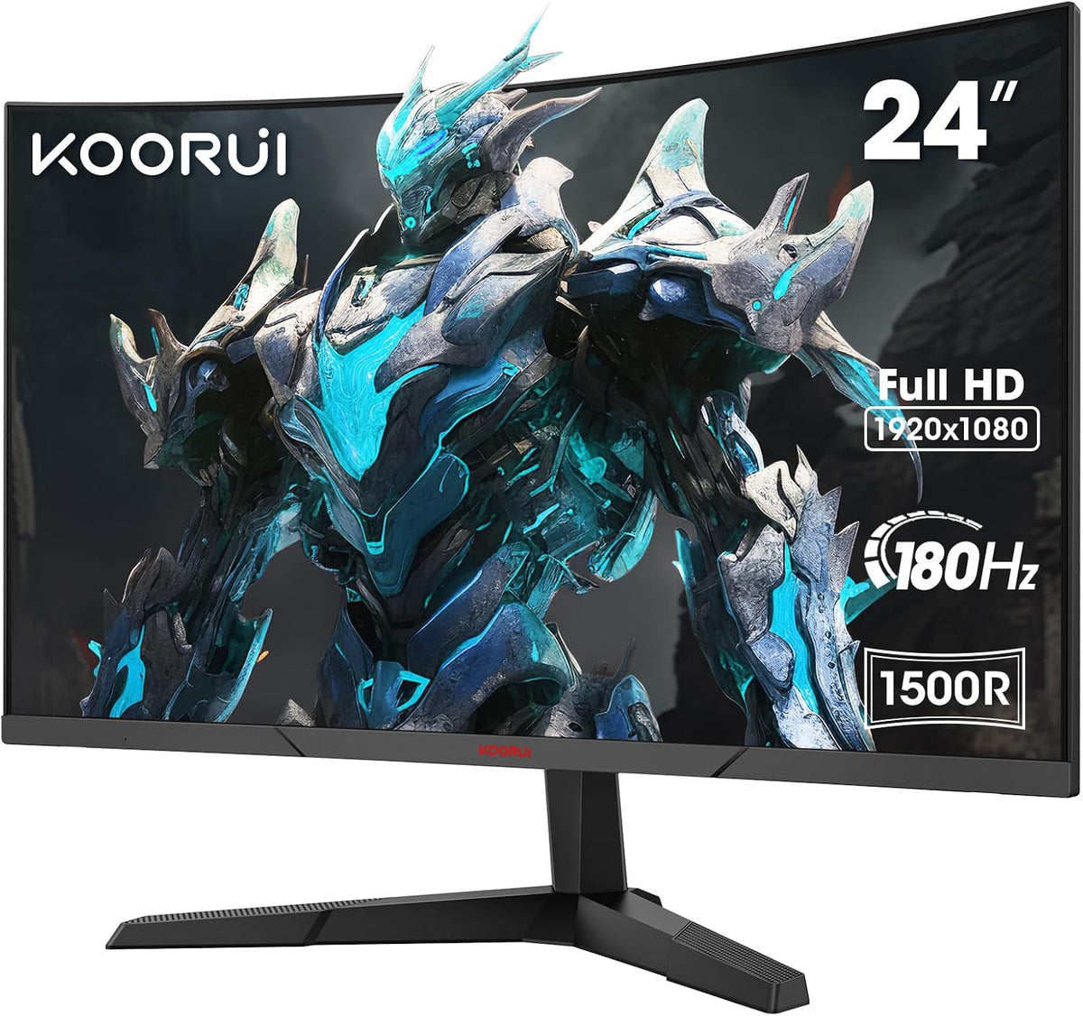 KOORUI 24 Zoll Gaming PC Bildschirm 180Hz MPRT 1Ms 24E6CA