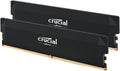 Crucial Pro DDR5 RAM 64GB Kit (2X32Gb) 6400Mhz CL40, Overclocking Gaming, Intel XMP 3.0 / AMD EXPO, PC Computer Arbeitsspeicher, Schwarz - CP2K32G64C40U5B