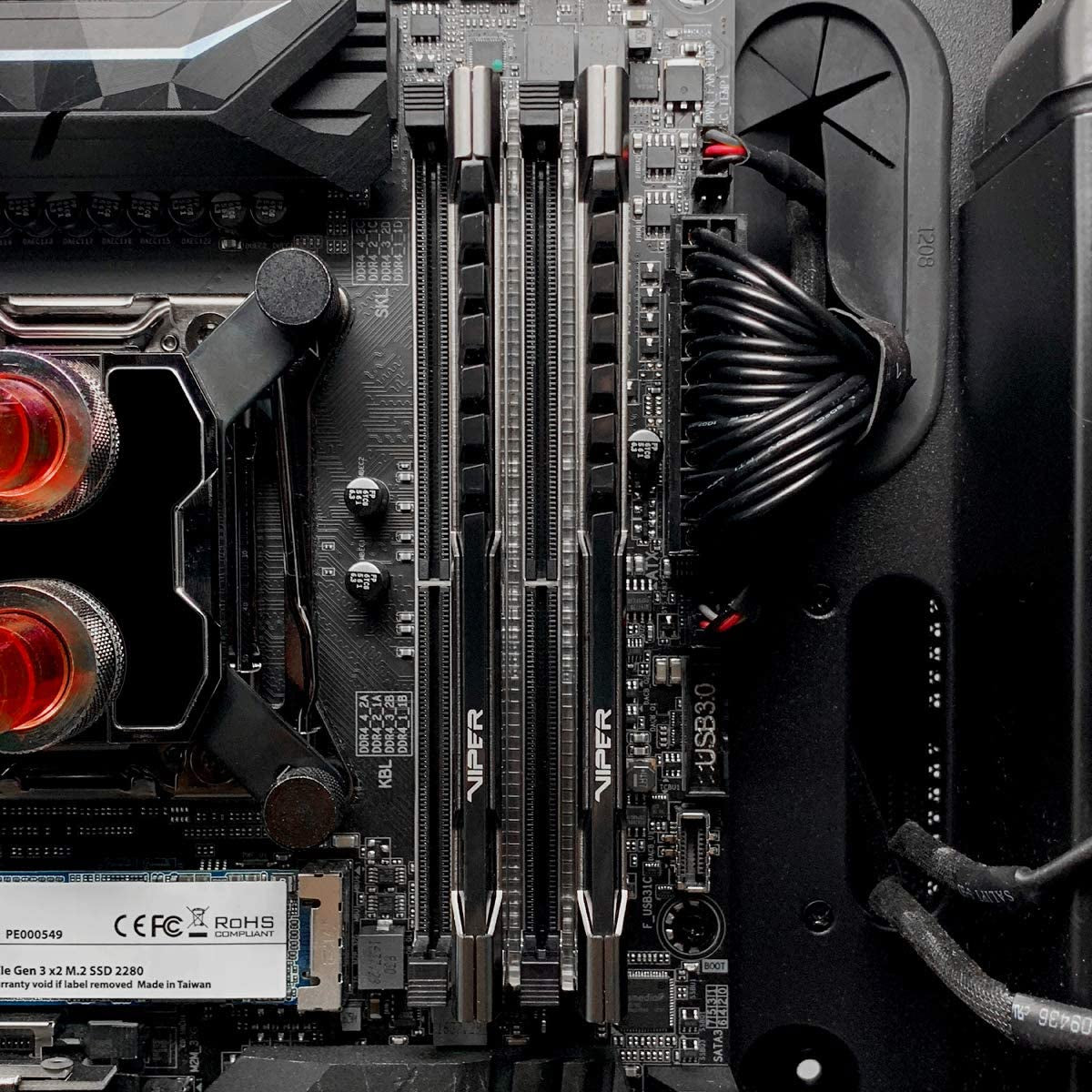 Patriot Viper Steel DDR4 16GB (2 X 8GB) 3600Mhz Gaming Arbeitsspeicher Kit