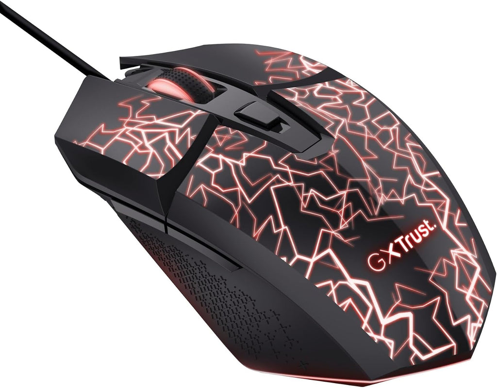 Gxtrust Vylax LED Gaming Maus Mit 6 Programmierbare Tasten, Schwarz