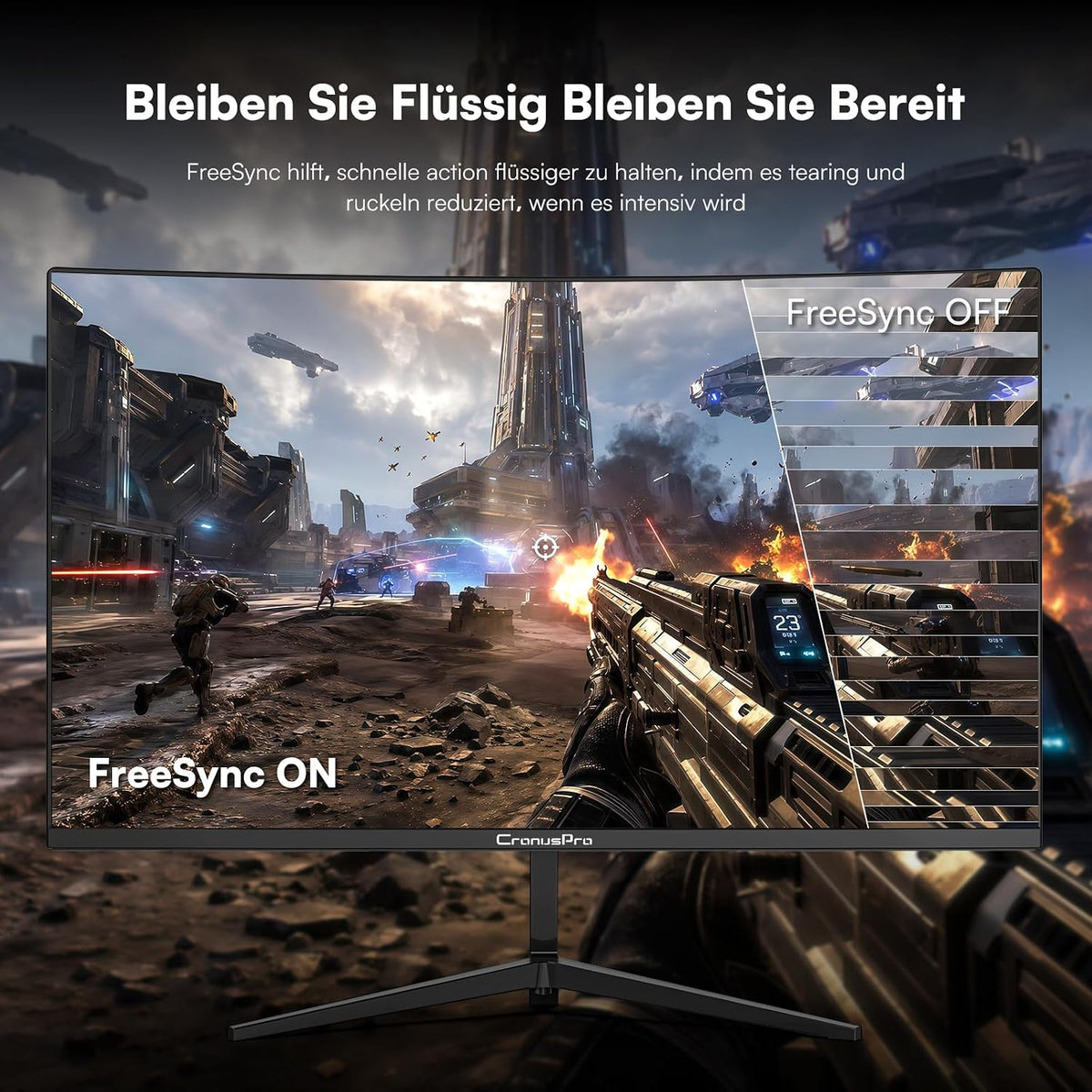 24 Zoll Curved Gaming Monitor, 240Hz, 1Ms MPRT, FHD 1920 X 1080