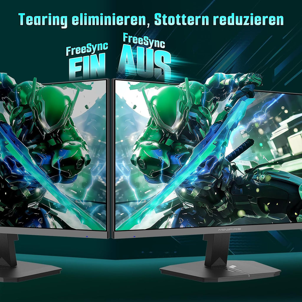 Minifire Gaming Monitor 24 Zoll, 200Hz, Full HD(1920 X 1080,PC Monitor,1Ms
