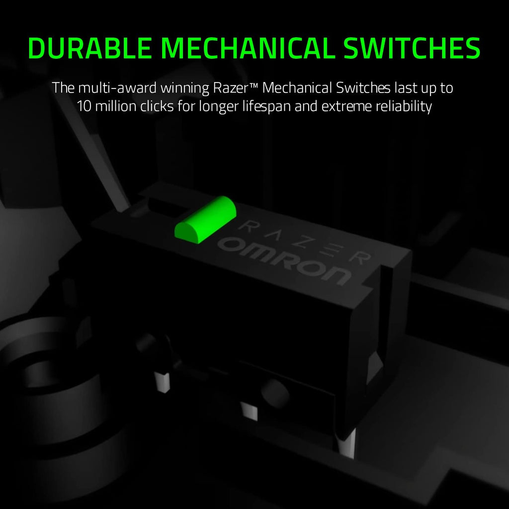 Razer Ornata V3 X - Flache Membran-Tastatur Mit Razer Chroma RGB QWERTZ | De-Layout, Schwarz & Deathadder Essential (2021) - Essentielle Gaming-Maus Mit Optischem 6.400-Dpi-Sensor Schwarz
