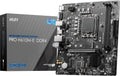 MSI PRO H610M-E DDR4 Motherboard, Micro-Atx - Unterstützt Intel 12Th Gen Core Prozessoren, LGA 1700-2X DIMM (3200Mhz), 1X Pcie 4.0 X16 Slot, 1 X M.2 Gen3, USB 3.2 Gen1, 1G LAN, HDMI 1.4 & VGA
