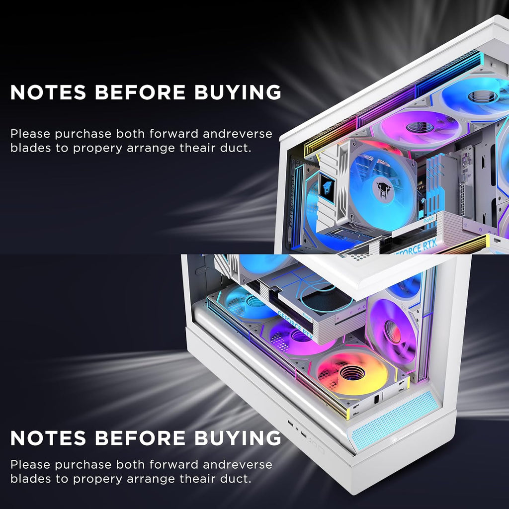 TZMRIT Interstellar-V2 RGB PC Lüfter 120Mm,Argb Daisy Chain Infinity Lüfter