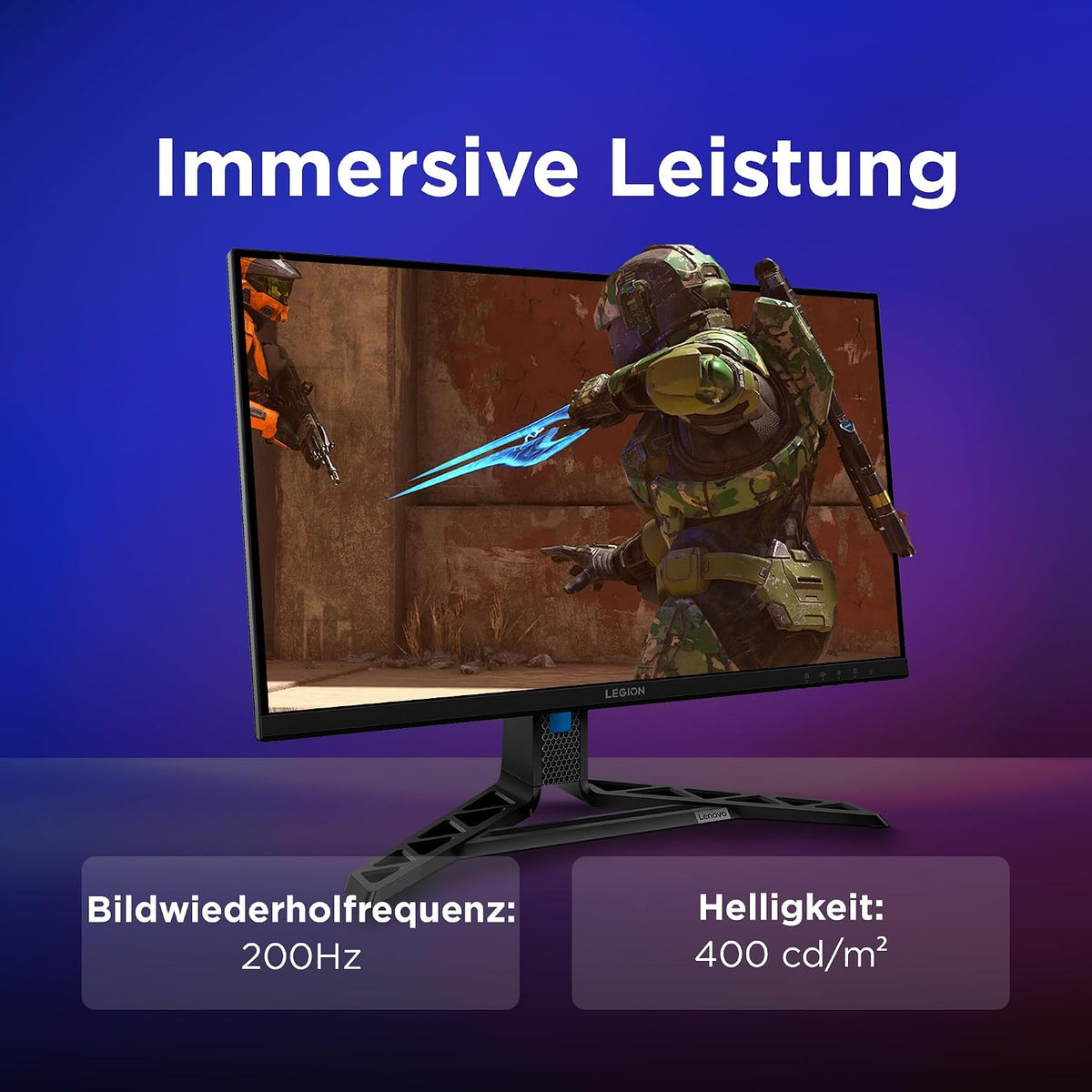 Lenovo Legion R27Qe Gen 2 | 27" QHD Gaming Monitor | 200 Hz | 0.5Ms