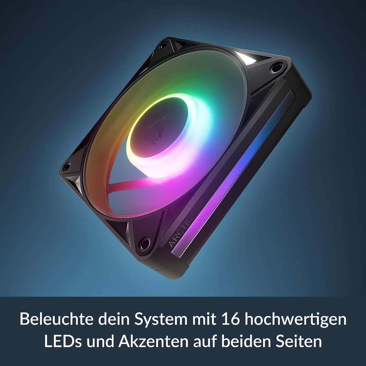 ARCTIC Bionix P12 A-RGB 3Er-Pack, 120 Mm Pwm-Lüfter Mit Daisy Chain