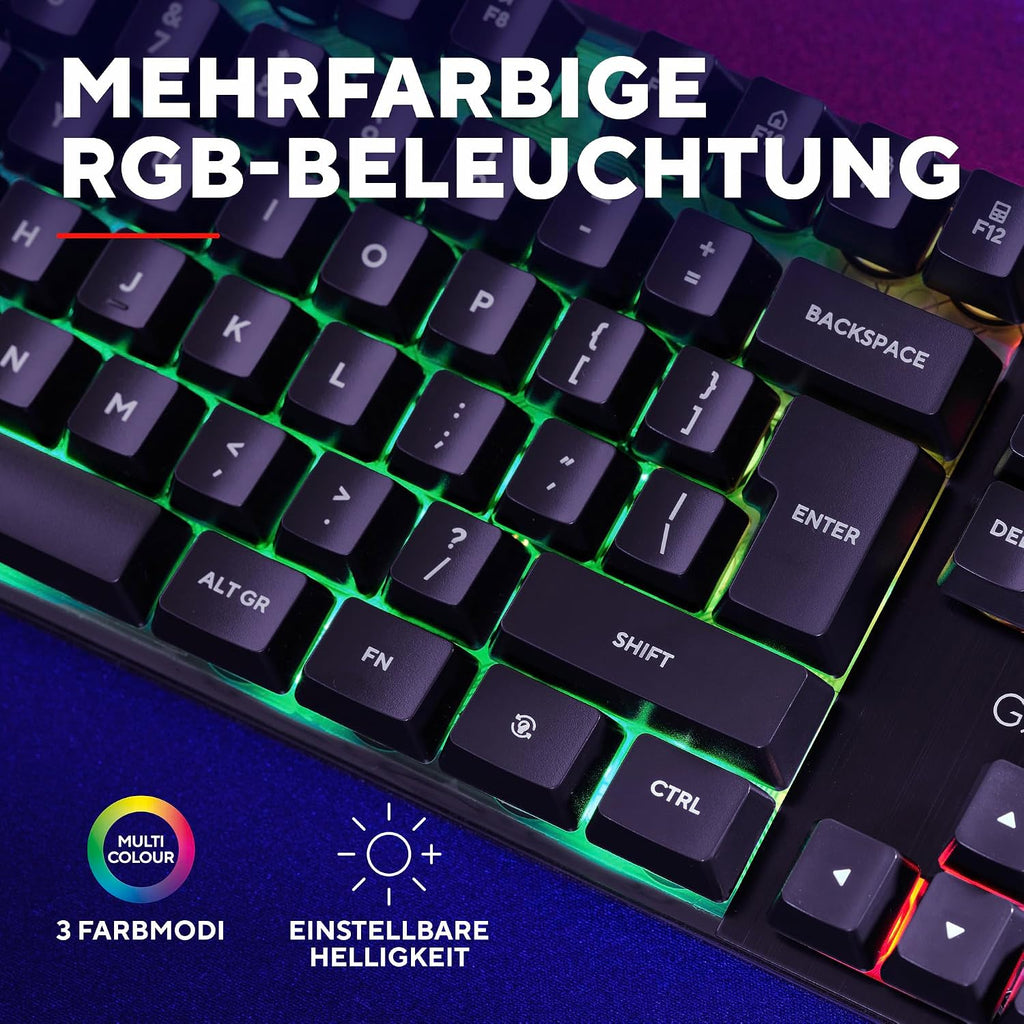 Gxtrust Azor Gaming Tastatur Mit Beleuchtung Deutsches Layout (QWERTZ)