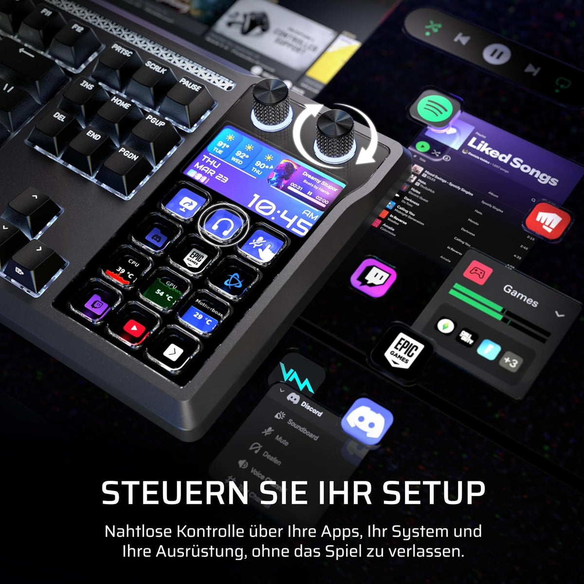 Corsair Galleon 100 SD RGB Mechanische Kabelgebundene Gaming-Tastatur