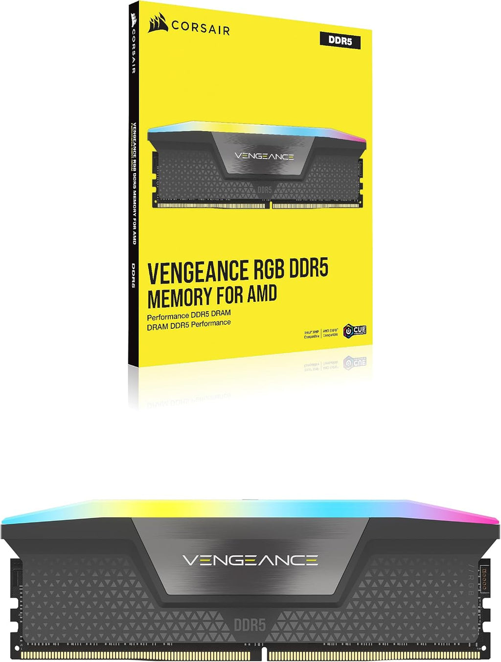 CORSAIR Vengeance RGB DDR5 16GB (1 X 16GB) Bis Zu 6000Mhz AMD Intel RAM