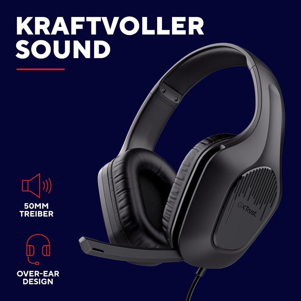 Gxtrust Rayne Leichtes Gaming Headset Für PC Xbox PS5 Switch Mobile