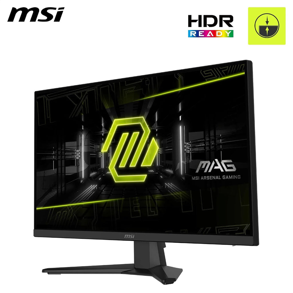 MSI MAG 272FDE, 27 Zoll, Fhd,1920X1080, Gaming-Monitor, 200 Hz, 0,5 Ms, Hdr-Fähig, AMD Freesync Premium, Augenschonend, AI Vision, HDMI 2.0B, DP 1.2A, Rahmenlos, Verstellbar, Vesa-Halterung, Schwarz