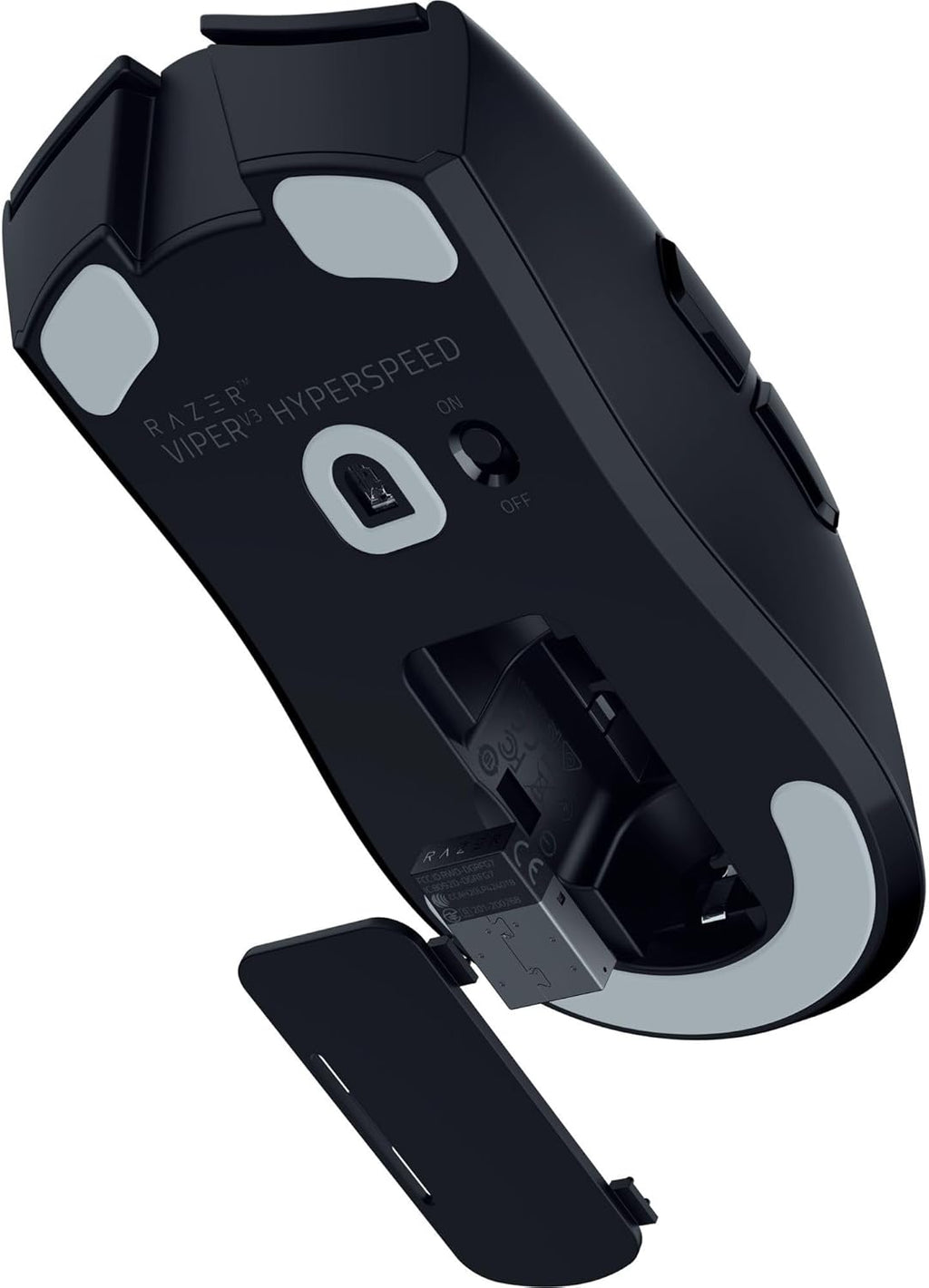 Razer Viper V3 Hyperspeed - Kabellose Esports Gaming-Maus - Focus Pro 30K DPI Sensor - Bis Zu 280 Std. Akku, Mechanische Maus-Switches 2Th Generation - Kabellose Abtastrate 4000Hz- Pc/Mac | Schwarz
