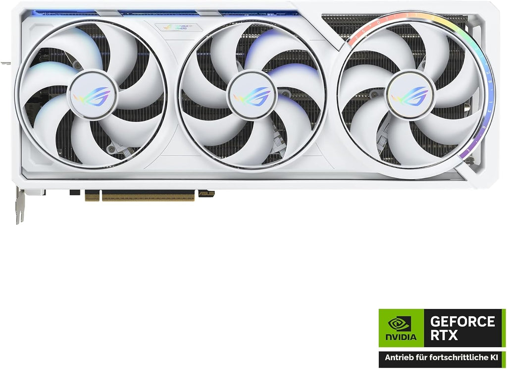 ASUS ROG Astral NVIDIA Geforce RTX™ 5080 16 GB GDDR7 White OC Edition – Quad-Fan Gaming-Grafikkarte Liefert Beispiellosen Luftstrom Und Luftdruck Für Optimale Leistung, 3 Jahre Garantie