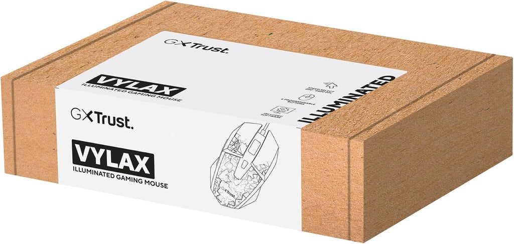 Gxtrust Vylax LED Gaming Maus Mit 6 Programmierbare Tasten, Schwarz