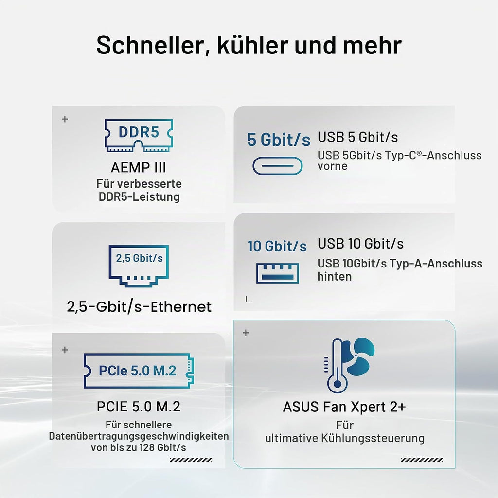 ASUS Prime B860M-K Mainboard Sockel Intel LGA 1851