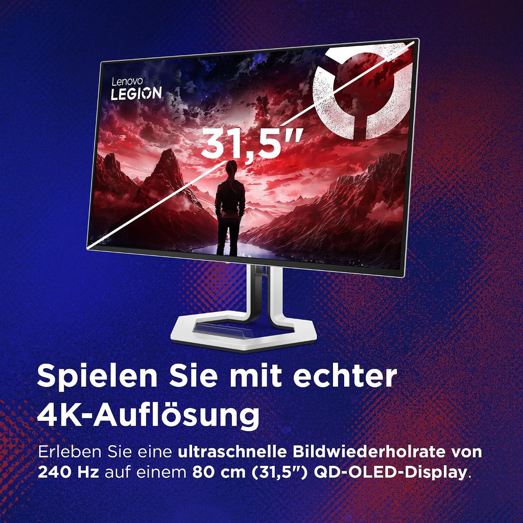 Lenovo Legion Pro 32UD-10 | 31.5" UHD OLED Gaming Monitor | 240 Hz | 0.03Ms