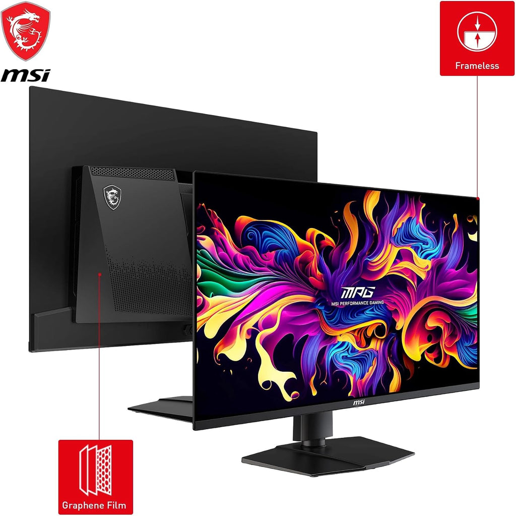 MSI MAG 321UPX QD-OLED 31.5 Zoll 4K UHD Gaming Monitor - 3840 X 2160 Quantum Dot OLED Panel, 240Hz / 0.03Ms, 99% DCI-P3, ΔE≤2, Displayhdr True Black 400 - DP 1.4A, HDMI 2.1, USB Type-C