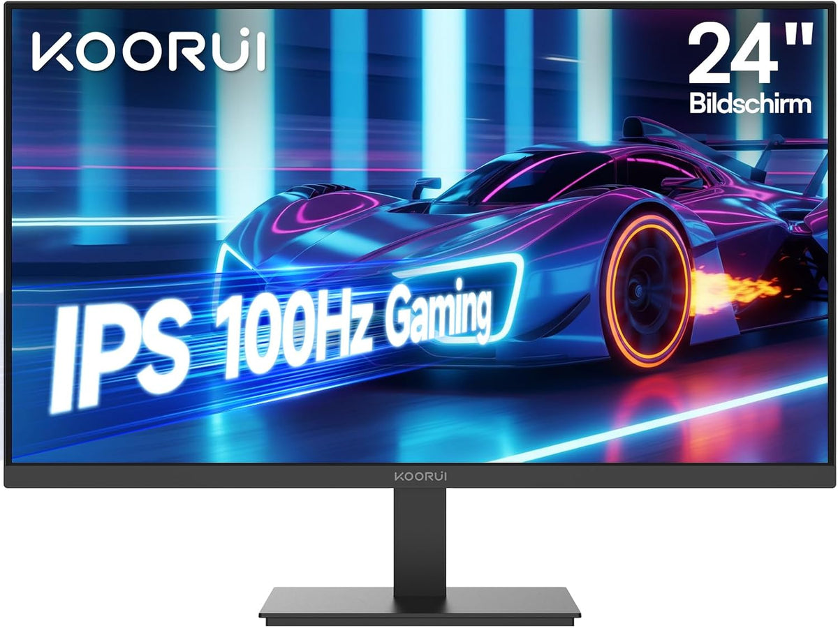 KOORUI E2411F 23.8 Zoll Bildschirm,Full HD Monitor 1920X1080,100Hz PC Monitor,Ips Eye Care,Hdmi&Vga,Vesa 100 X 100 Mm