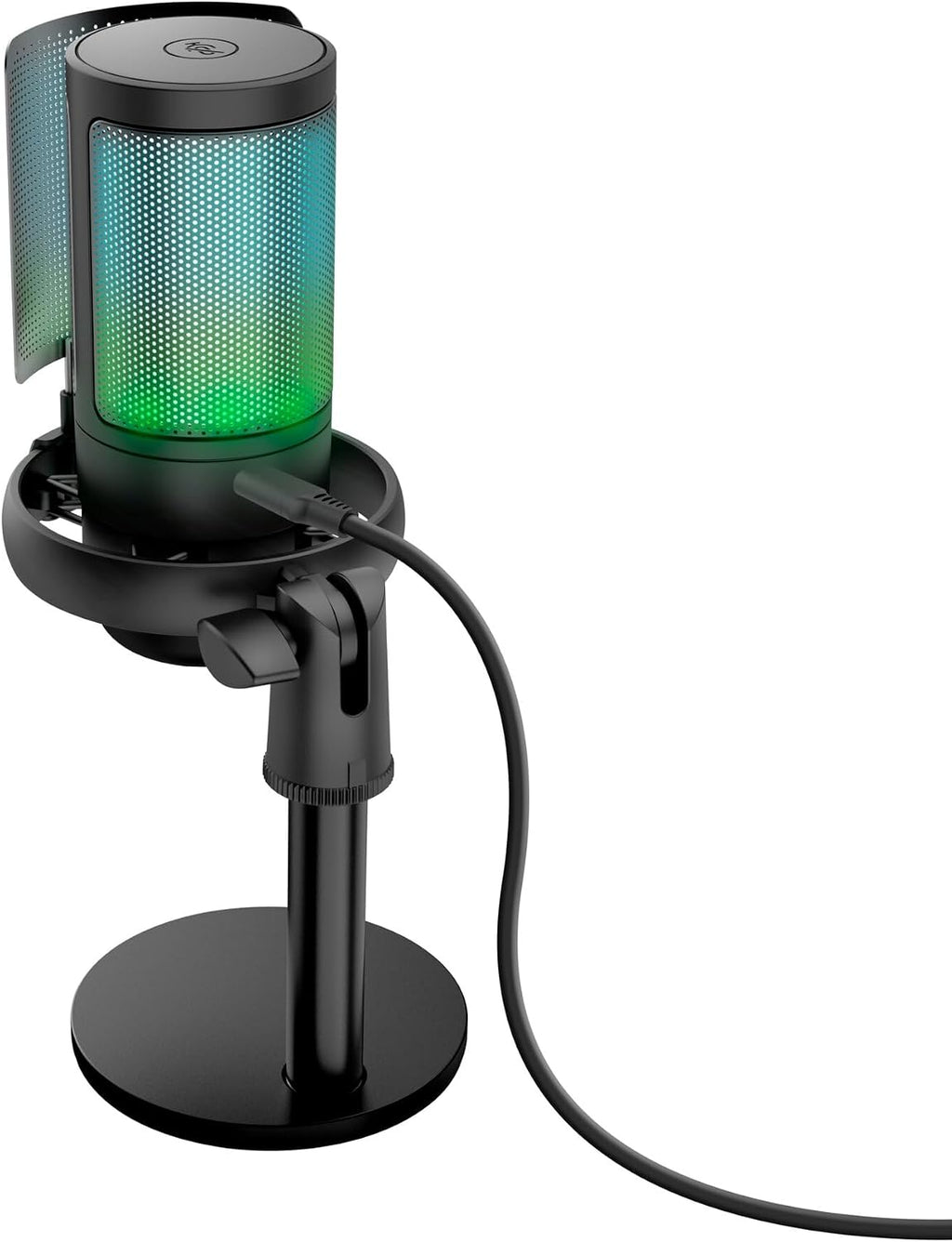 Gxtrust Ruan USB Gaming Mikrofon Mit RGB Beleuchtung, Schwarz