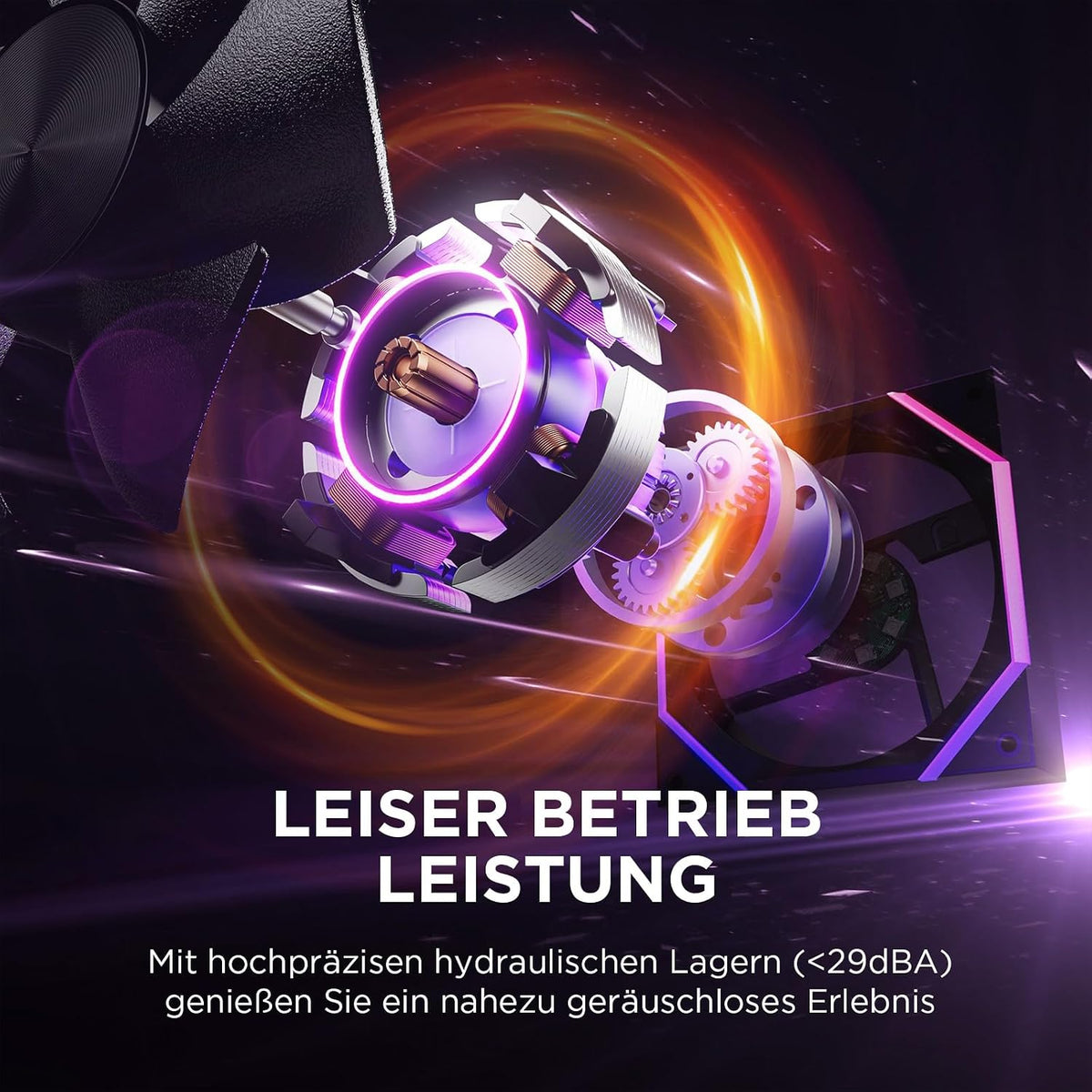 Asiahorse RGB PC Lüfter 120MM Gehäuselüfter [3 Stück] [HDB] 61,5 CFM/2000 RPM/2,16 MMH2O ARGB Lüfter 5V3PIN ARGB Und 12V4PIN PWM Lüfter, 50,000 Stunden Lebensdauer Nyota-A12-Schwarz