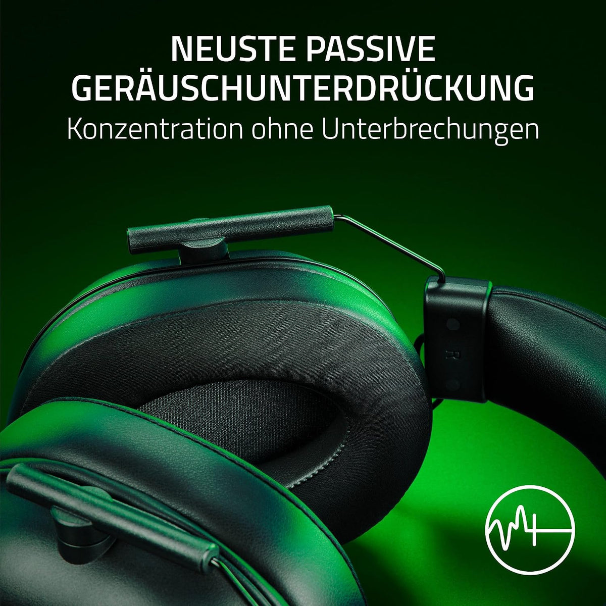 Razer Blackshark V2 X (Xbox) - Kabelgebundenes E-Sport Headset Für Konsole Xbox S-X (250G, Kardioiden-Mikrofon, 50Mm Treiber, Passive Geräuschunterdrückung, 3,5Mm Anschluß) Schwarz