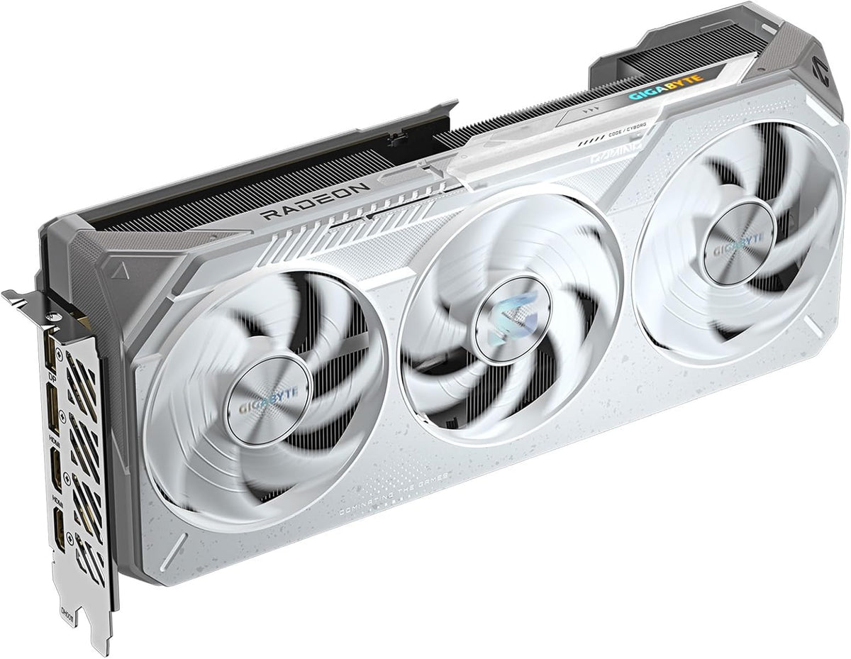 GIGABYTE Grafikkarte Radeon RX 9070 XT Gaming OC Ice 16G (16GB GDDR6, 512-Bit, Pcie 5.0, HDMI/DP 2.1, Sockel 2.7, Hawk Ventilator, Thermorgel Der Serverklasse, Verstärkte Struktur)