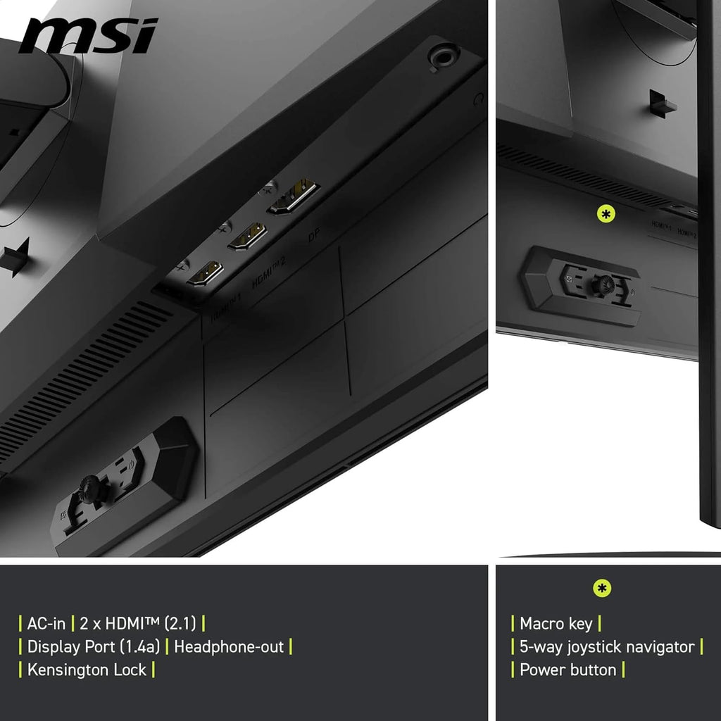 MSI MAG 274QPA QD-OLED X24 27-Zoll-Wqhd-Gaming-Monitor, 2560 X 1440 Quantum Dot Oled-Panel, 240 Hz, 0,03 Ms, G-Sync-Kompatibel, AMD Freesync Premium, HDMI 2.1, DP 1.4A, Höhenverstellbar, Schwarz