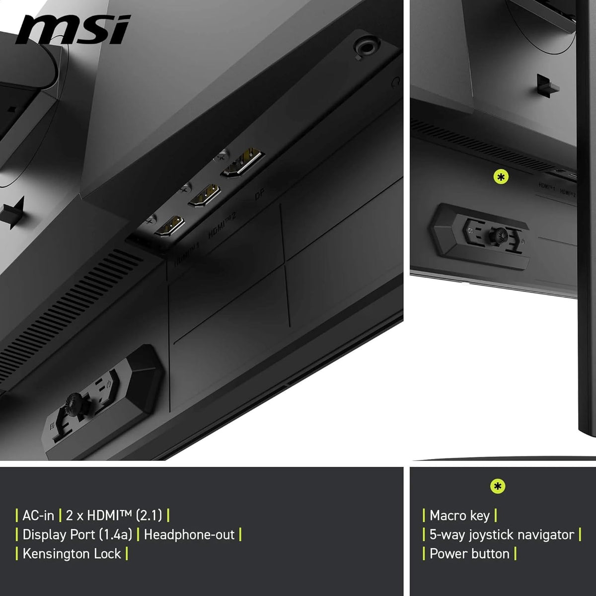 MSI MAG 274QPA QD-OLED X24 27-Zoll-Wqhd-Gaming-Monitor, 2560 X 1440 Quantum Dot Oled-Panel, 240 Hz, 0,03 Ms, G-Sync-Kompatibel, AMD Freesync Premium, HDMI 2.1, DP 1.4A, Höhenverstellbar, Schwarz