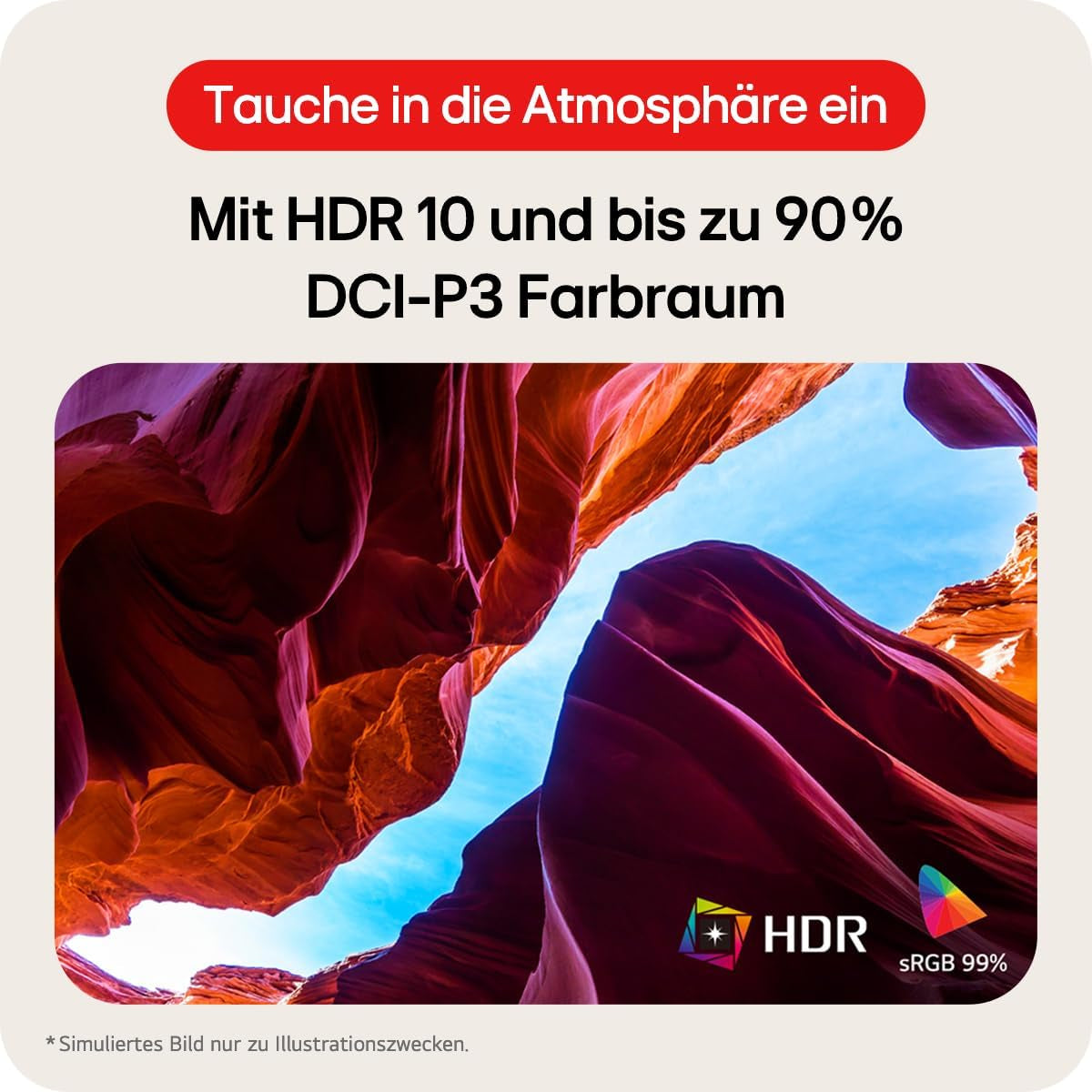 LG Ultrawide™ 34WR50QK-B 34 Zoll 21:9 Curved UWQHD VA Monitor, 100Hz, HDR10, 99% Srgb, 2X HDMI 2.0, 1X Displayport 1.4, Schwarz