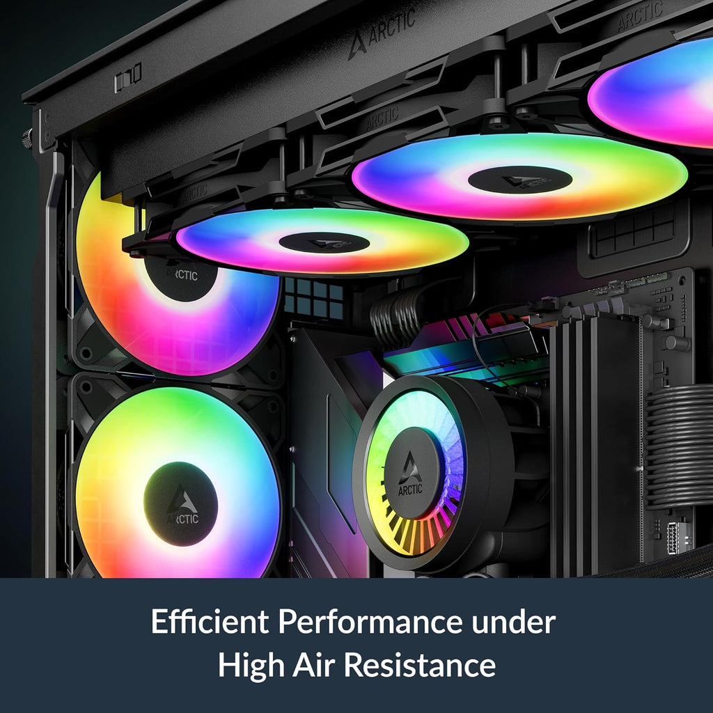 ARCTIC P14 Pro A-RGB (Schwarz) - Leistungsstarker 140 Mm Premium PC Lüfter