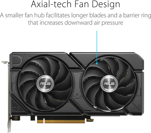 ASUS Dual Radeon RX 7600 EVO OC Edition 8GB GDDR6 Gaming Grafikkarte