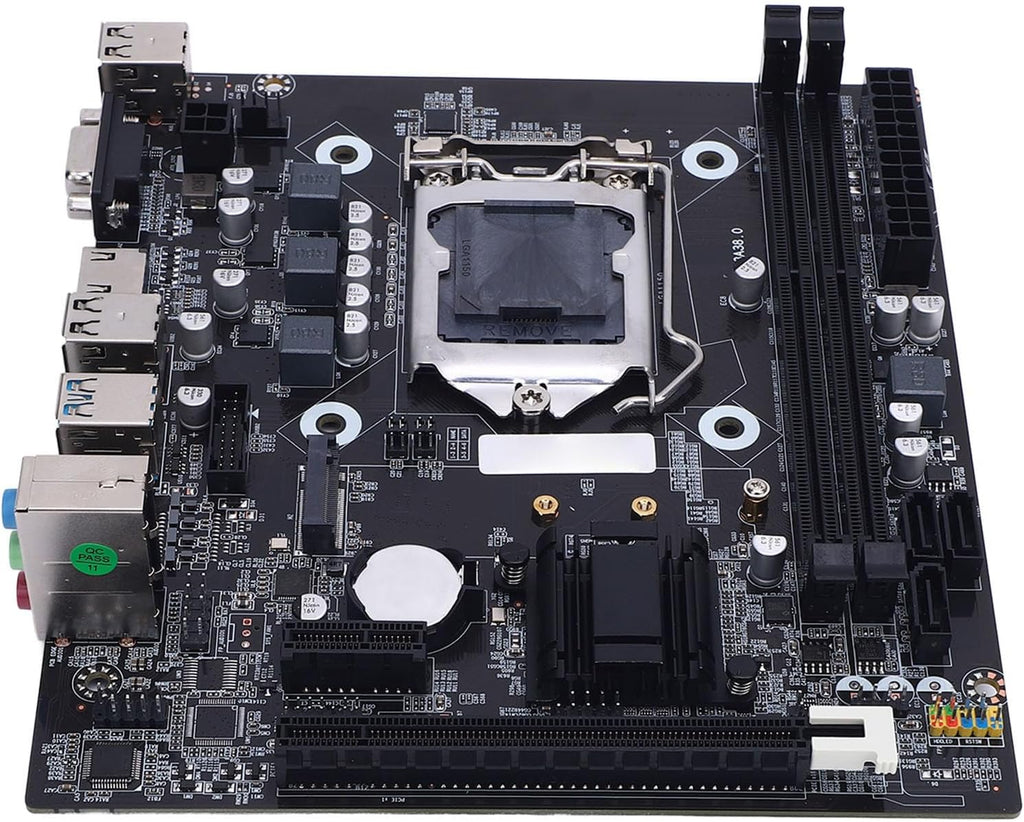 H81 Gaming Motherboard, LGA 1150 Micro ATX PC Motherboard, 2X8 GB DDR3 -Speicher M.2 NVME, NGFF SATA 3.0 6 GB/S PCI E