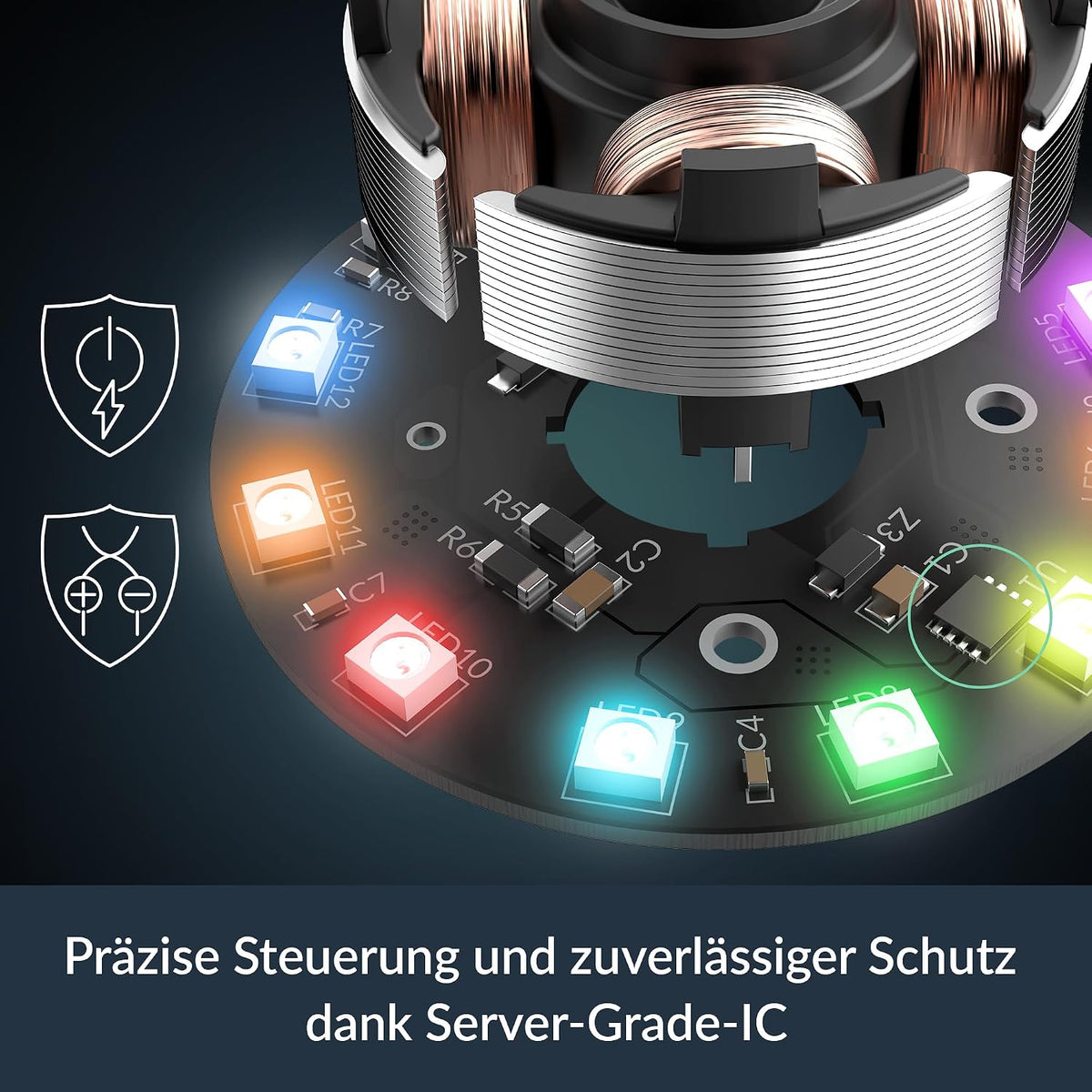 ARCTIC P12 Pro A-RGB (Weiß) - Leistungsstarker 120 Mm Premium PC Lüfter