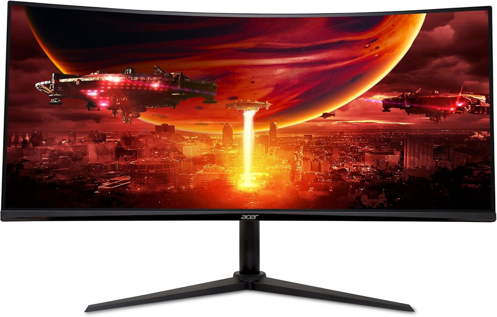 Acer Nitro XZ342CUV3 Gaming Monitor 34 Zoll (86,4 Cm), UWQHD, 180Hz, Curved