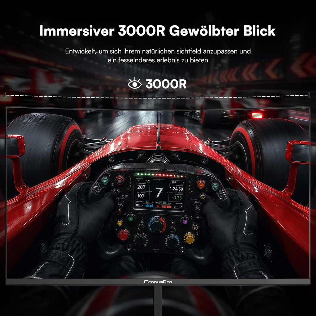 24 Zoll Curved Gaming Monitor, 240Hz, 1Ms MPRT, FHD 1920 X 1080
