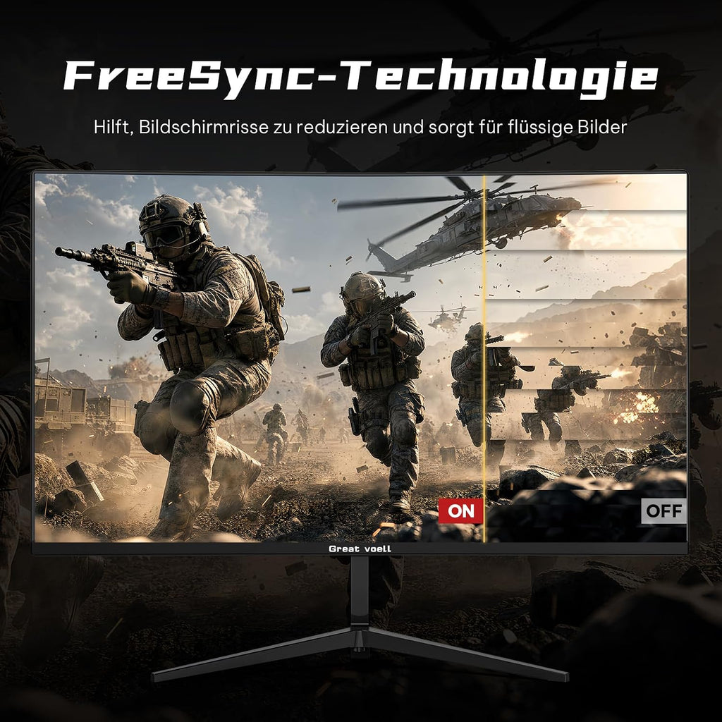 Great Voell 24 240Hz Zoll Curved Gaming Monitor, FHD 1920X 1080P