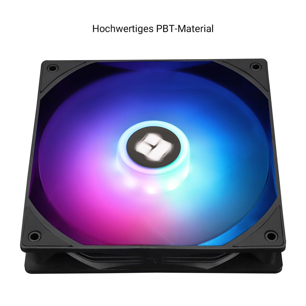 Thermalright TL-C14C-S Cpu-Lüfter 140Mm Argb-Gehäusekühlerlüfter, 4Pin PWM Silent Computerlüfter Mit S-Fdb-Lager Im Lieferumfang Enthalten, Bis Zu 1500 U/Min Lüfter