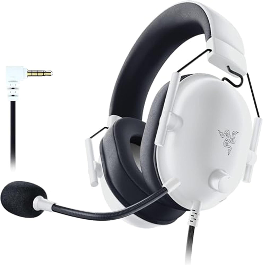 Razer Blackshark V2 X - Multi-Plattform Kabelgebundenes Esports-Headset (Triforce 50Mm Treiber, Erweiterte Passive Geräuschunterdrückung, 7.1 Surround Sound, Hyperclear Cardioid Mic) Weiß