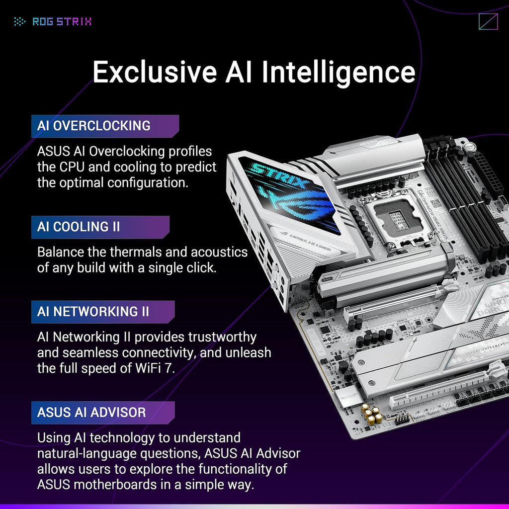 ASUS ROG Strix Z890-A Gaming Wifi Mainboard Sockel Intel LGA 1851