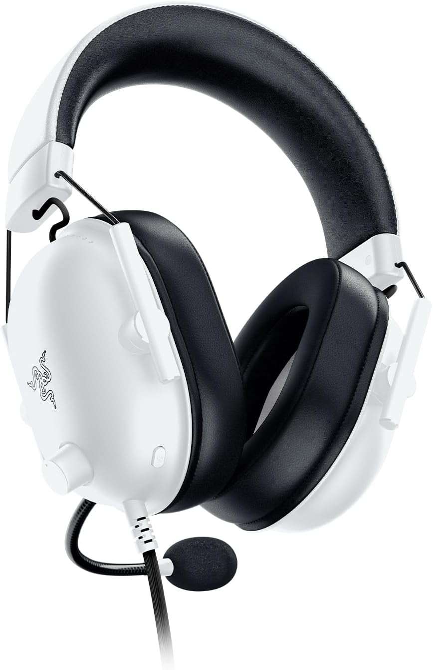 Razer Blackshark V2 X - Multi-Plattform Kabelgebundenes Esports-Headset (Triforce 50Mm Treiber, Erweiterte Passive Geräuschunterdrückung, 7.1 Surround Sound, Hyperclear Cardioid Mic) Weiß