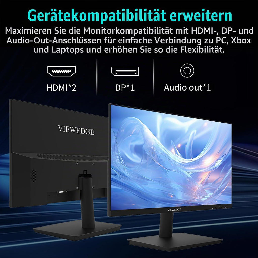 Gaming Monitor 24 Zoll FHD 180Hz,Va-Panel 1Ms,Pc Monitor 1080P