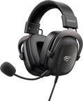 Havit Gaming Headset Mit Mikrofon - Gaming Kopfhörer [3,5Mm Klinke Für PC, Xbox Und Playstation] - Gamer Kopfhörer over Ear [Mit Noise Cancelling] - Metallic Schwarz