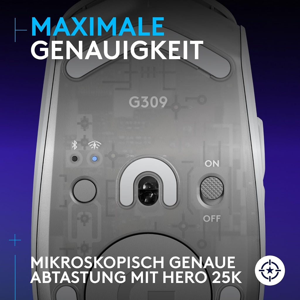 Logitech G G309 LIGHTSPEED Kabellose Gaming-Maus
