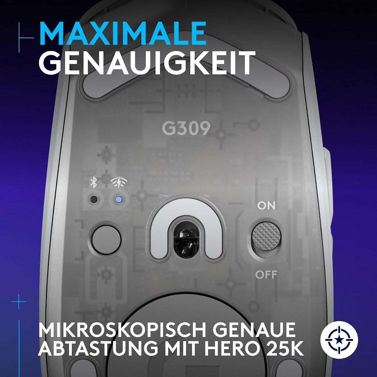 Logitech G G309 LIGHTSPEED Kabellose Gaming-Maus